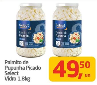 Tenda Atacado Palmito de Pupunha Picado Select Vidro 1,8kg oferta