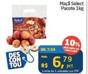 Tenda Atacado Maçã Select Pacote 1kg oferta