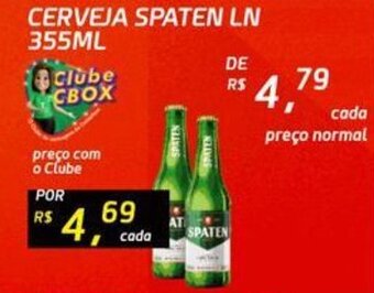 CenterBox CERVEJA SPATEN LN 355ML oferta