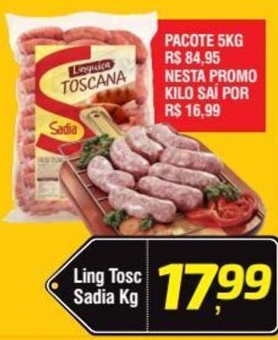 Rede Plus Supermercados Ling Tosc Sadia Kg oferta