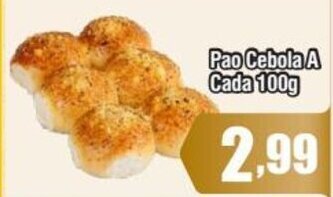 Pao Cebola A Cada 100g