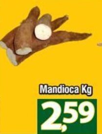 Rede Plus Supermercados Mandioca Kg oferta