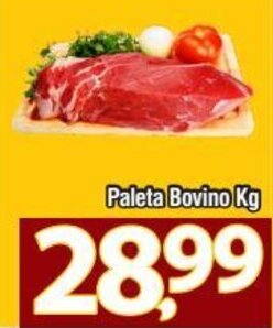 Rede Plus Supermercados Paleta Bovino Kg oferta