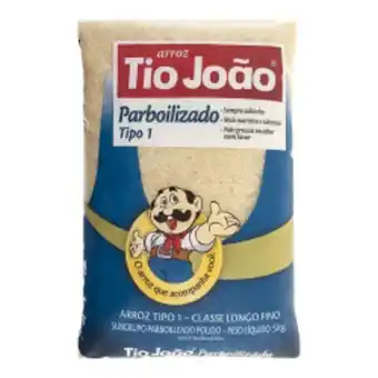 Carvalho Supermercado Arroz tio joão parboilizado 5kg oferta