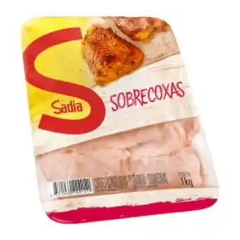 Sobrecoxas de frango sadia congeladas 1kg