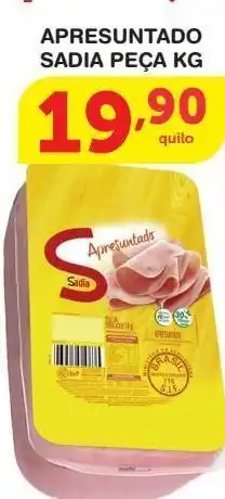 Roldão Apresuntado sadia kg oferta