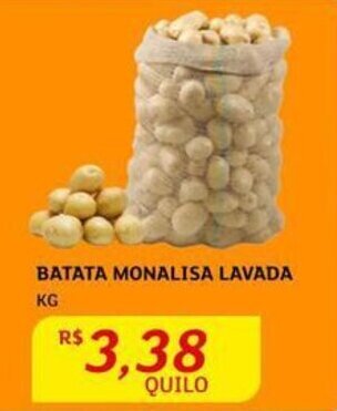 Assaí Atacadista BATATA MONALISA LAVADA KG oferta