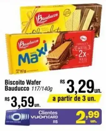 Fort Atacadista Biscoito Wafer Bauducco 117/140g oferta