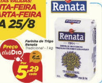 Dia Farinha de trigo Renata 1kg oferta