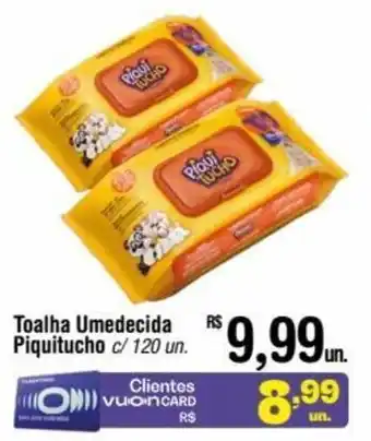 Fort Atacadista Toalha Umedecida Piquitucho c/ 120 un. oferta