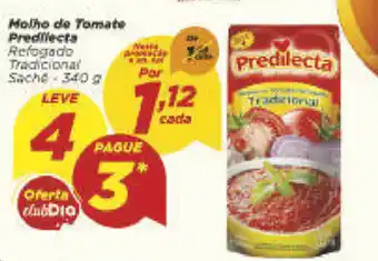Molho de Tomate Predilecta Trad. sache 340g