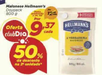 Dia Maionese Hellmann's 800g oferta