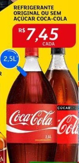 Assaí Atacadista REFRIGERANTE ORIGINAL OU SEM AÇÚCAR COCA-COLA oferta