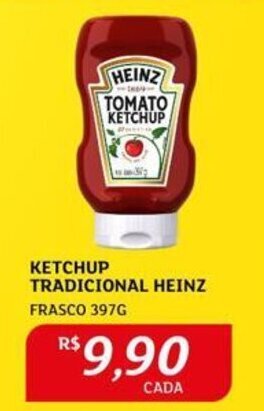 Assaí Atacadista KETCHUP TRADICIONAL HEINZ FRASCO 397G oferta