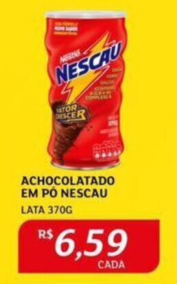 Assaí Atacadista ACHOCOLATADO EM PÓ NESCAU LATA 370G oferta