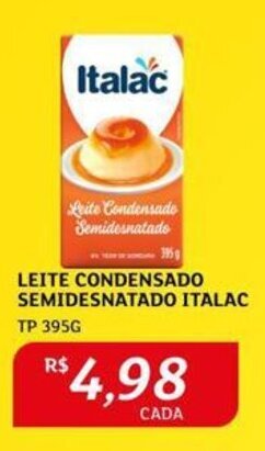 Assaí Atacadista LEITE CONDENSADO SEMIDESNATADO ITALAC TP 395G oferta