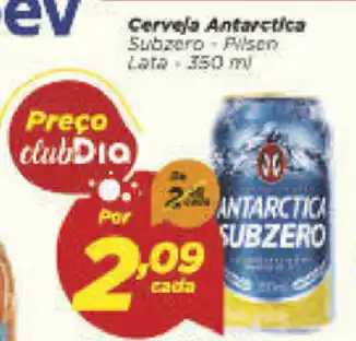 Dia Cerveja Antarctica Latao 350ml oferta