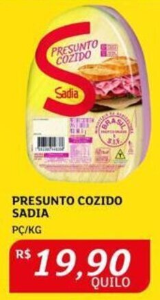Assaí Atacadista PRESUNTO COZIDO SADIA PC/KG oferta