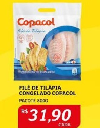 Assaí Atacadista FILÉ DE TILAPIA CONGELADO COPACOL PACOTE 800G oferta