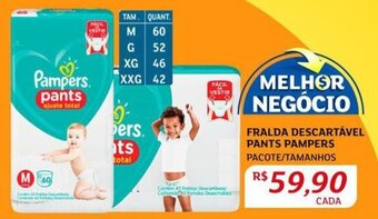 Assaí Atacadista FRALDA DESCARTÁVEL PANTS PAMPERS PACOTE/TAMANHOS oferta