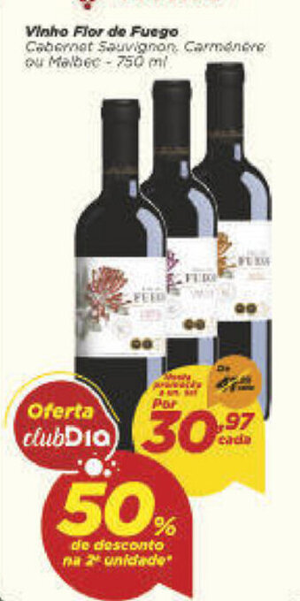Vinho flor de Fuego 750ml