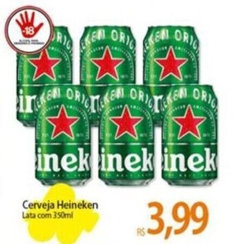 Atacadão Cerveja Heineken Lata com 350ml oferta