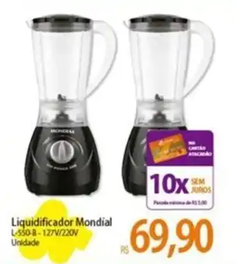 Atacadão Liquidificador Mondial oferta
