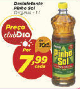 Desinfetante Pinho Sol 1L