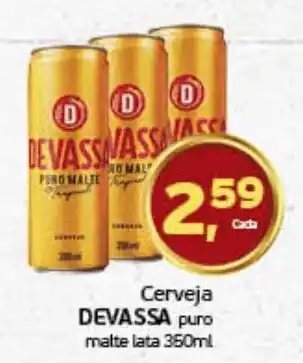Cometa Supermercados Cerveja DEVASSA puro malte lata 350ml oferta