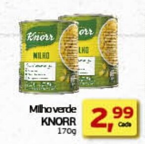 Cometa Supermercados Milho verde Knorr 170g oferta
