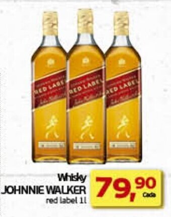 Cometa Supermercados Whisky Johnnie Walker Red Label 1L oferta