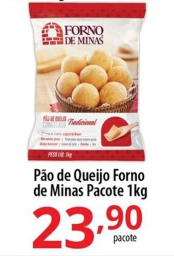 Akki Atacadista Pão de Queijo Forno de Minas Pacote 1kg oferta