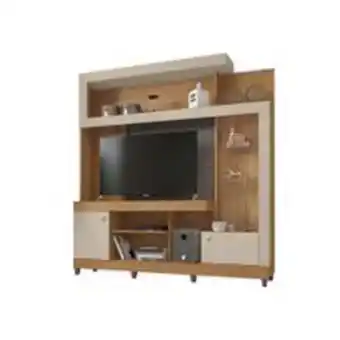 Lojas Becker Estante caemmun sensação - buriti/off white oferta