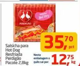 Tenda Atacado Salsicha para hot dog perdigão 2.8kg oferta