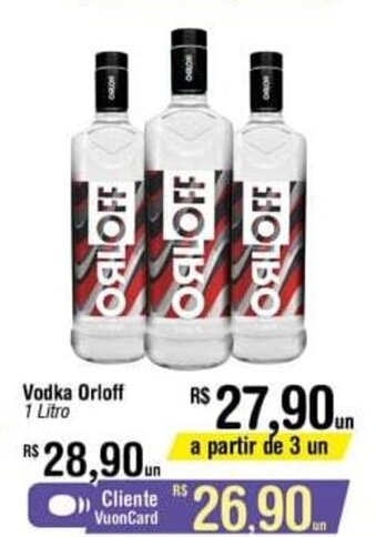 Fort Atacadista Vodka Orloff 1L oferta