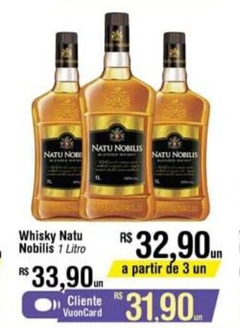 Fort Atacadista Whisky Natu Nobilis 1L oferta