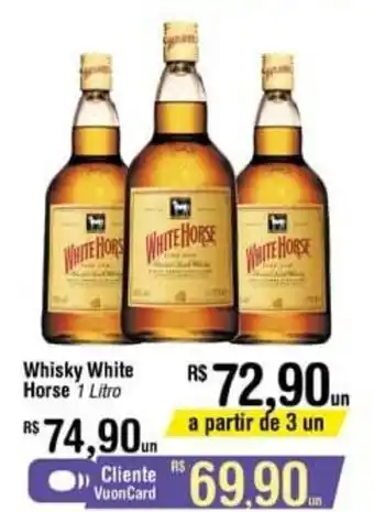 Fort Atacadista Whsiky White Horse 1L oferta