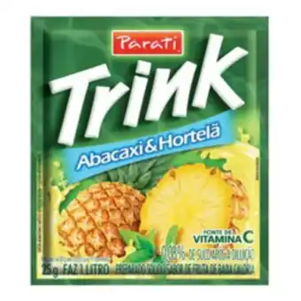 Barracão Supermercado Refresco trink abacaxi com hortela 25g oferta