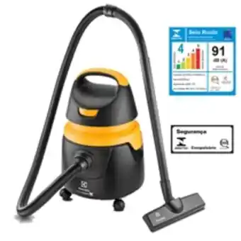 Bemol Aspirador de pó e água electrolux acqua power 1.250w 127v preto e amarelo - aqp20 oferta