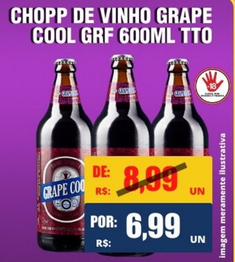 Violeta Supermercados CHOPP DE VINHO GRAPE COOL GRF 600ML TTO oferta