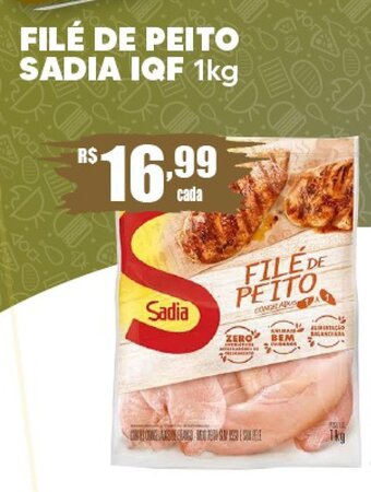 Supermercado Precito FILÉ DE PEITO SADIA IQF 1kg oferta