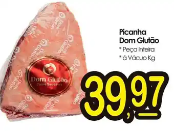 ServBem Picanha Dom Glutão * Peça Inteira * á Vácuo Kg oferta