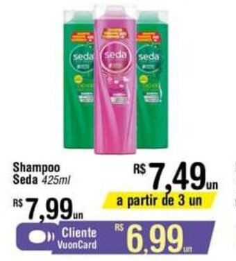Fort Atacadista Shampoo Seda 425ml oferta