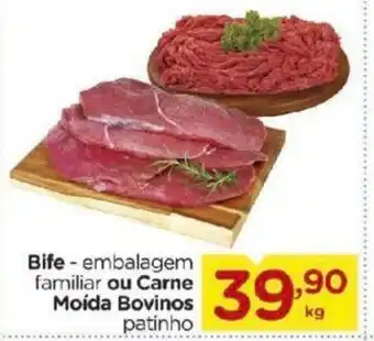 Bife ou Carne Moida Bovinos