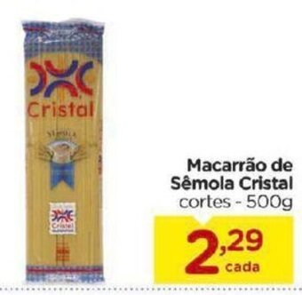 Macarrao de Semola Cristal 500g