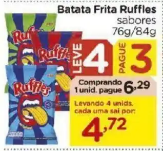 Carrefour Bairro Batata Frita Ruffles 76g/84g oferta