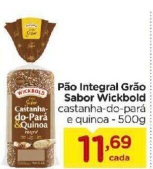 pao Integral Grao Sabor Wickbold 500g