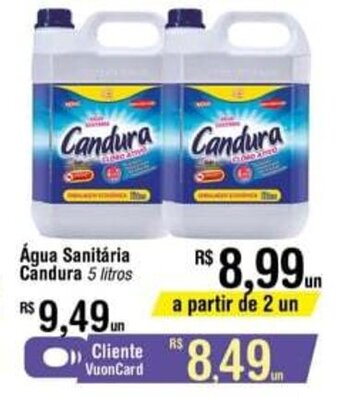 Fort Atacadista Agua Sanitaria Candura 5L oferta