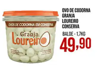 OVO DE CODORNA GRANJA LOUREIRO CONSERVA BALDE-1,7KG