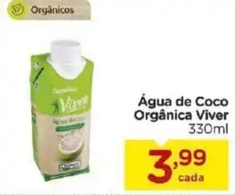 Agua de Coco Organica Viver 330ml